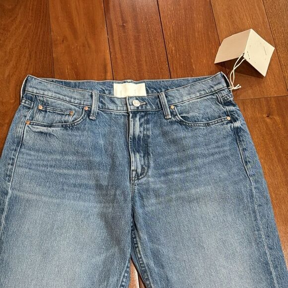 NWT MOTHER Women's The Bookie Flood Jeans Sow Surreal size 31 - Picture 15 of 16